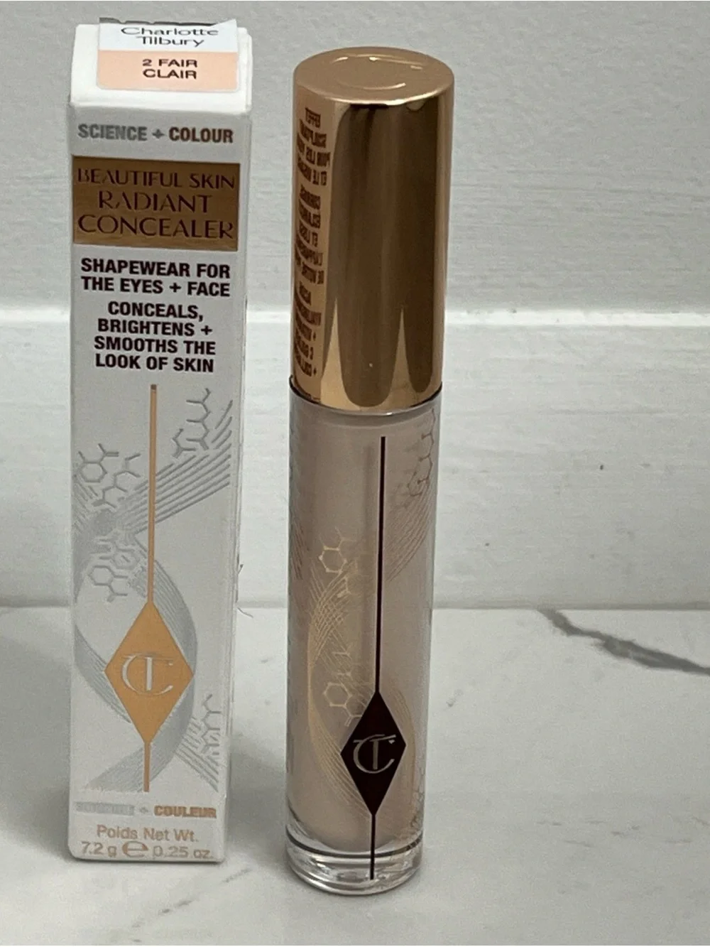 Charlotte Tilbury beautiful skin radiant concealer 2 fair Clair